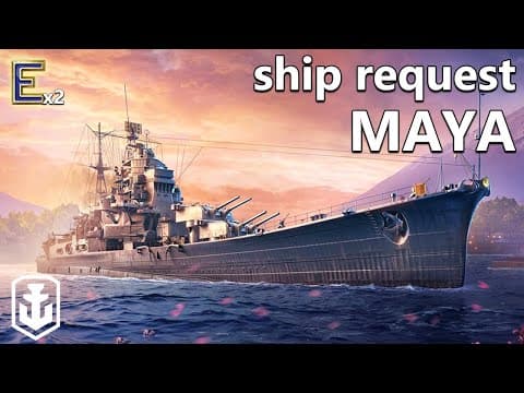 Yamamoto Kraken Buff Is Very Good! - Maya Ship Request (world Of Warships)