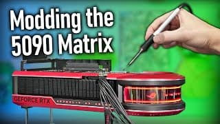 5090 Matrix Mod: 750w Over 12vhpwr Without Btf & Liquid Metal Check