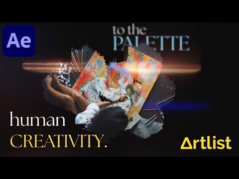 Cinematic Documentary Editing Tutorial In After Effects | After Effects + Artlist | Step By Step