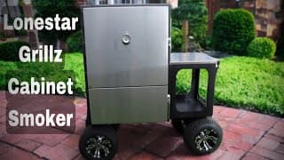 Lonestar Grillz Insulated Cabinet Smoker (ivs) Walk Through And Seasoning - Smokin' Joe's Pit Bbq