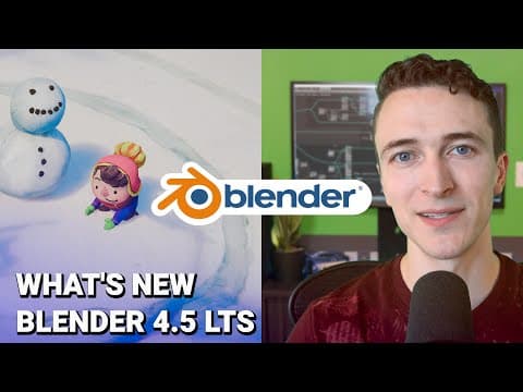 What's New In Blender 4.5 Lts! Official Overview