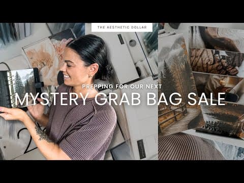 Prep For Our Next Mystery Grab Bag Sale & Spend The Weekend With Me 🌲🐓🖤✨ | Studio Vlog | No. 50