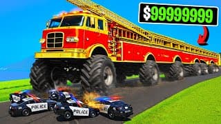 $1 To $1,000,000 Long Fire Truck In Gta 5