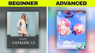 Beginner Vs Advanced Graphic Design (what It Really Looks Like)