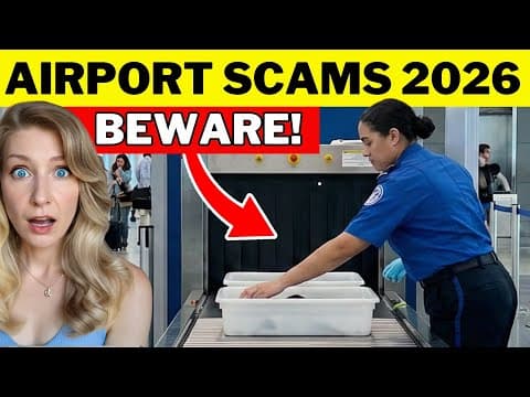 8 Airport Scams Tsa Won’t Warn You About In 2026 (#3 Is So Sneaky!)