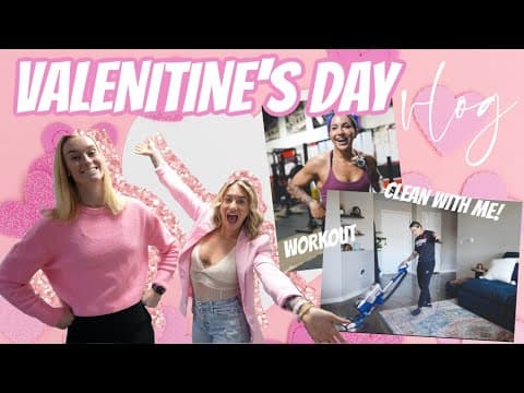Follow Me Around Friday | Valentines Day, Clean With Me, Workout & Grwm!