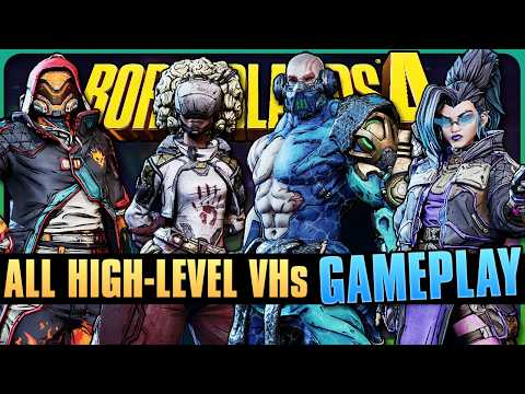 Gameplay With All Level 30 Vault Hunters - Borderlands 4