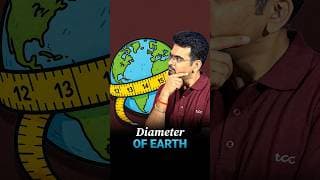 Simple trick to calculate diameter of earth #trigonometry #geometry #worldhistory