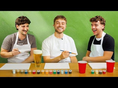 Youtuber Drunk Painting
