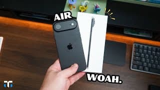 Iphone Air Space Black Unboxing & First Impressions: Woah!