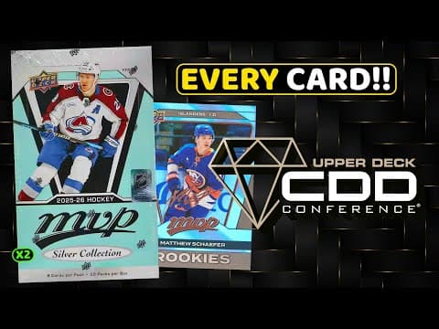 This Cdd Exclusive Box Is Crazy! 2025-26 Upper Deck Mvp Silver Collection Hockey Hobby Box Break X2
