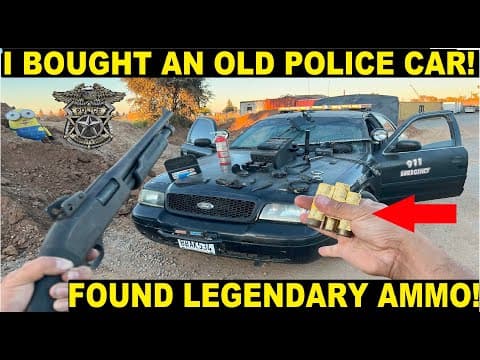I Bought An Old Police Car! Found Legendary Ammo! | Crown Rick Auto