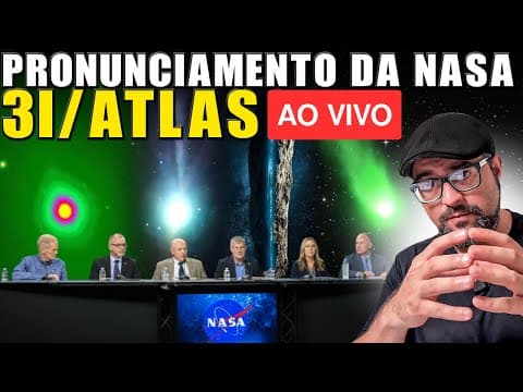 Ao Vivo: Anúncio Da Nasa Sobre 3i/atlas - Vai Dizer Que É Nave Ou Cometa?