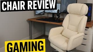 My New Hoffree Office, Desk, Gaming Chair !! Black Friday Chair Review !!