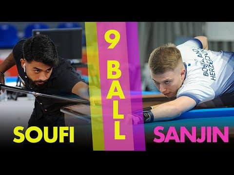 Mohammad Soufi V  Sanjin Pehlivanovic | Austrian Eurotour Thriller | 9 Ball