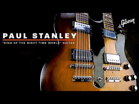 Paul Stanley Shows Mark Agnesi His "king Of The Night Time World" Guitar