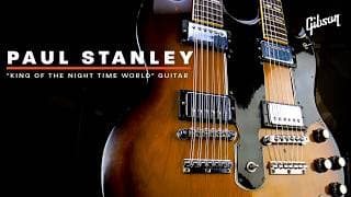 Paul Stanley Shows Mark Agnesi His "king Of The Night Time World" Guitar
