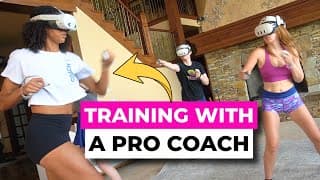 Fitxr Sent A Pro Coach To Train With Us Irl (full Follow-along Workout)
