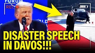 Trump Gives Disaster Davos Speech As He Struggles To Walk