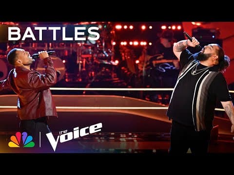 Jerrell Melton And Ralph Edwards Nail High Notes In "lose Control" Duet | The Voice Battles | Nbc