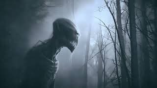 Fog Hides The Trees, But Not His Grin—slender-man Waits, Where Light Won’t Begin.