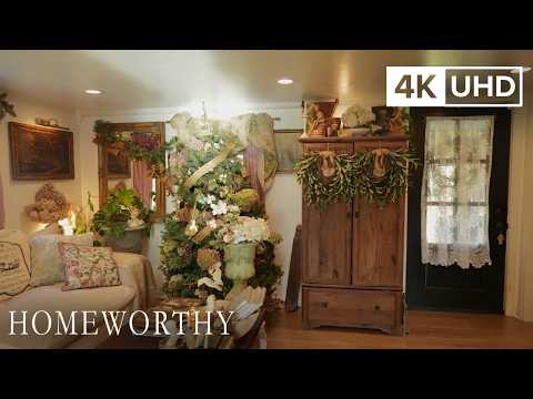 A Cottagecore Christmas Home In New Jersey | Christmas House Tour