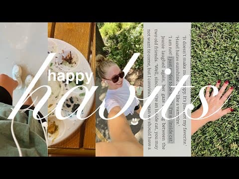 healthy + happy habits I’m starting this fall (before the sun sets at 4pm 😵‍💫)