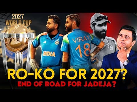 Ro-ko For Wc'27? End Of Road For Jadeja In Odis? #aapkivani