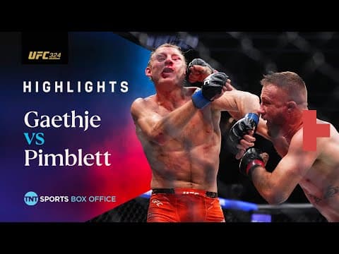 Fight Of The Year Contender 🩸🏆 | Justin Gaethje Vs. Paddy Pimblett | #ufc324 Fight Highlights