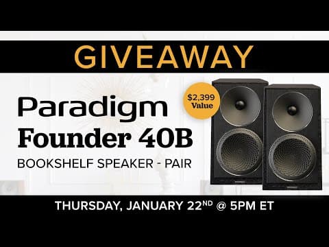 Live With Paradigm + Founder Series Giveaway