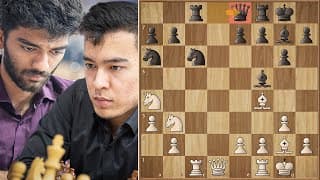 Such Elegance! || Gukesh Vs Nodirbek Abdusattorov || Fide World Rapid Championship 2025