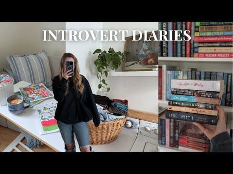 Life Of An Introvert 💌 Productive Day At Home, How I Plan My Week & New Cozy Hobby Setup!!