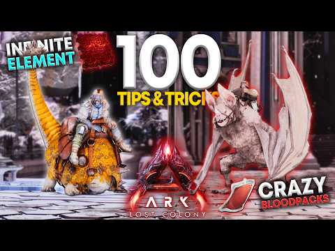 100 Tips & Tricks For Beginners / Experienced Players! | Ark: Lost Colony