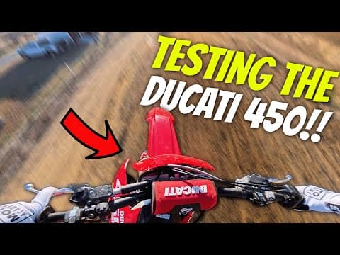 Testing The 2026 Ducati Desmo450 Mx | South Fork Mx
