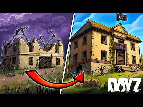 I Turned This Ruined House Into A Fortress! - Dayz Ft.jlk