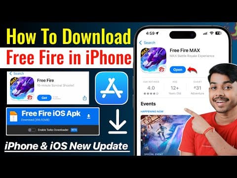 😍free Fire Iphone Download 2025 | How To Download Free Fire In Iphone | Free Fire Install In Iphone