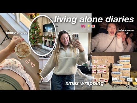 A *solo* Few Days In My Life 💌 Sabrina Concert, Working Out, Present Wrapping