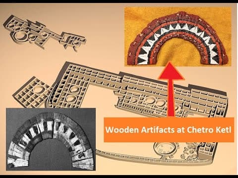 Wooden Artifacts At Chetro Ketl