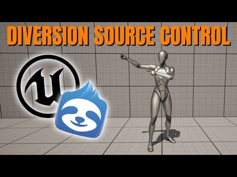 How To Use Diversion Source Control In Unreal Engine 5 (tutorial)