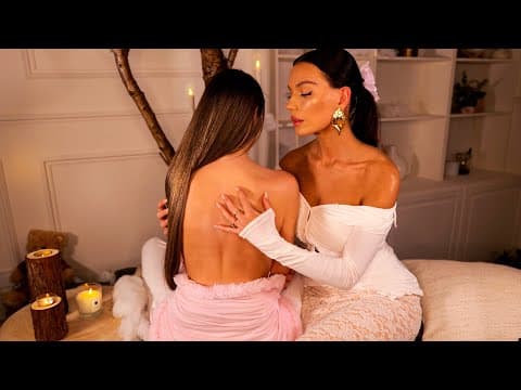 Asmr With My Sister 🩷 Dreamy Back Tracing Asmr Real Person | For Deep Sleep 😴