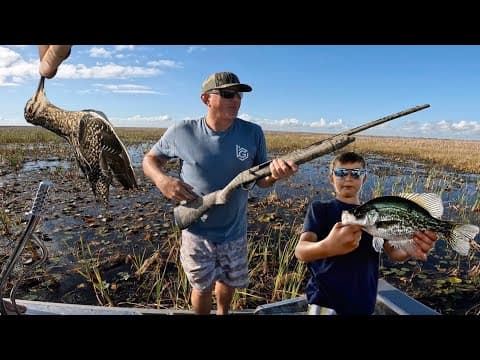 Crappie And Snipe Cast & Blast (catch Clean Cook)