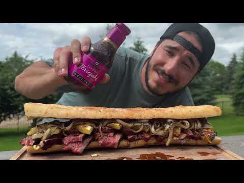 Kikkoman Tri-tip Steak Sandwich