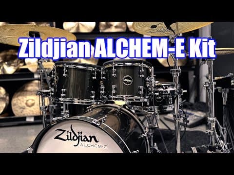 Zildjian's First Ever E-kit?! Zildjian Alchem-e Review!