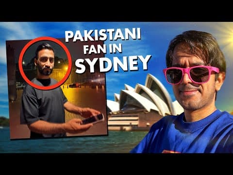 I Met A Pakistani Fan In Sydney (awkward) #vlog