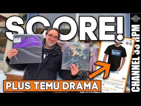 Rare Vinyl At 20% Off! Plus Temu Stole My Idea - What???!