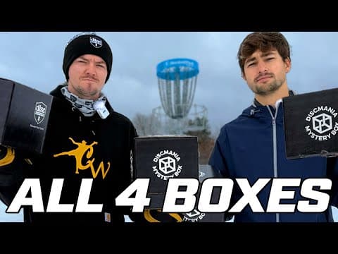 Discmania Mystery Box Challenge 2025 Feat. Casey White & Harry Chase