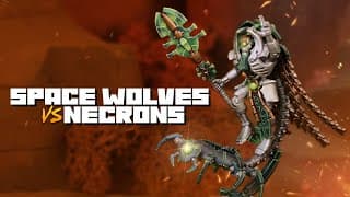 Space Wolves Vs Necrons - A Live Warhammer 40k Battle Report