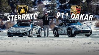 Supercars Meet Frozen Lake!