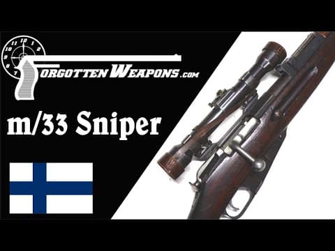 Finnish Civil Guard M/33 Sniper (built On The M/28-30 Mosin)