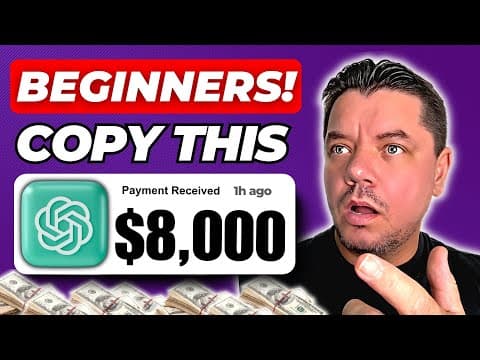 Fastest Way To Make Money Online With Chatgpt As A Beginner (so Easy!)